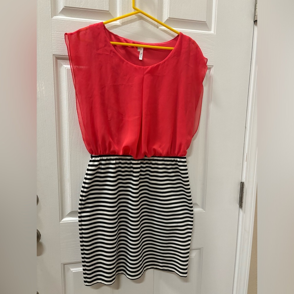 Studio Y - Womens Striped Business Casual Dress